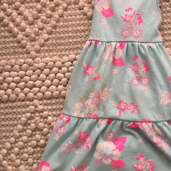 Toddler Girls Floral Tank Dress - Picture 3 of 3